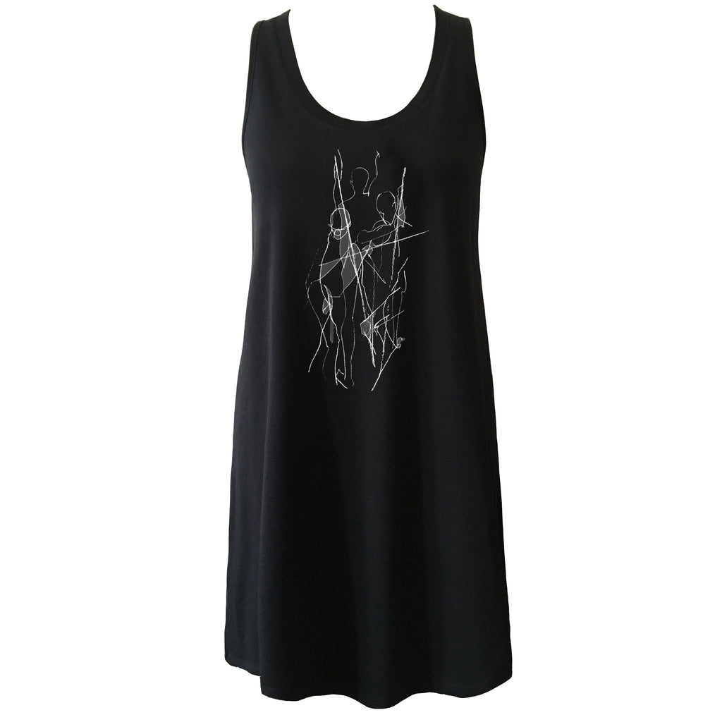 Womens Swing Dress - Stickmen