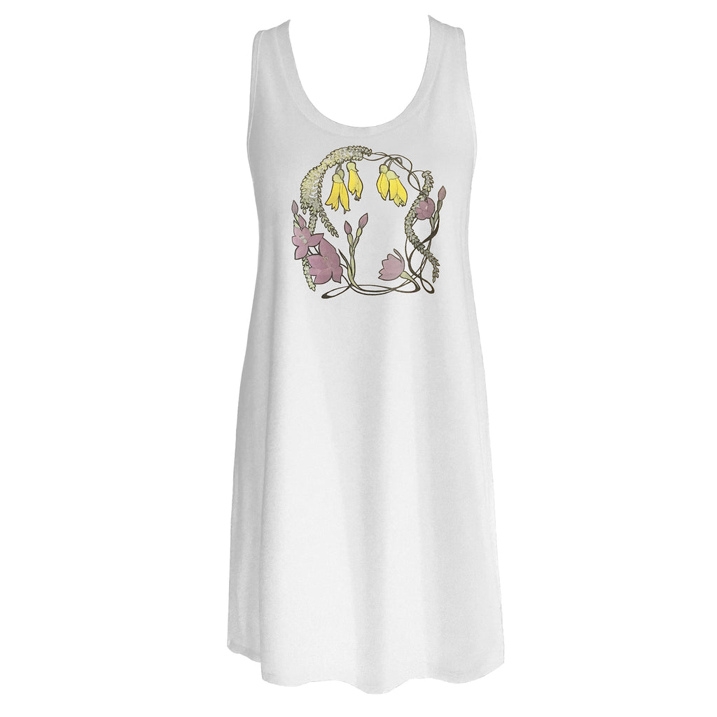 Womens Swing Dress - Kowhai