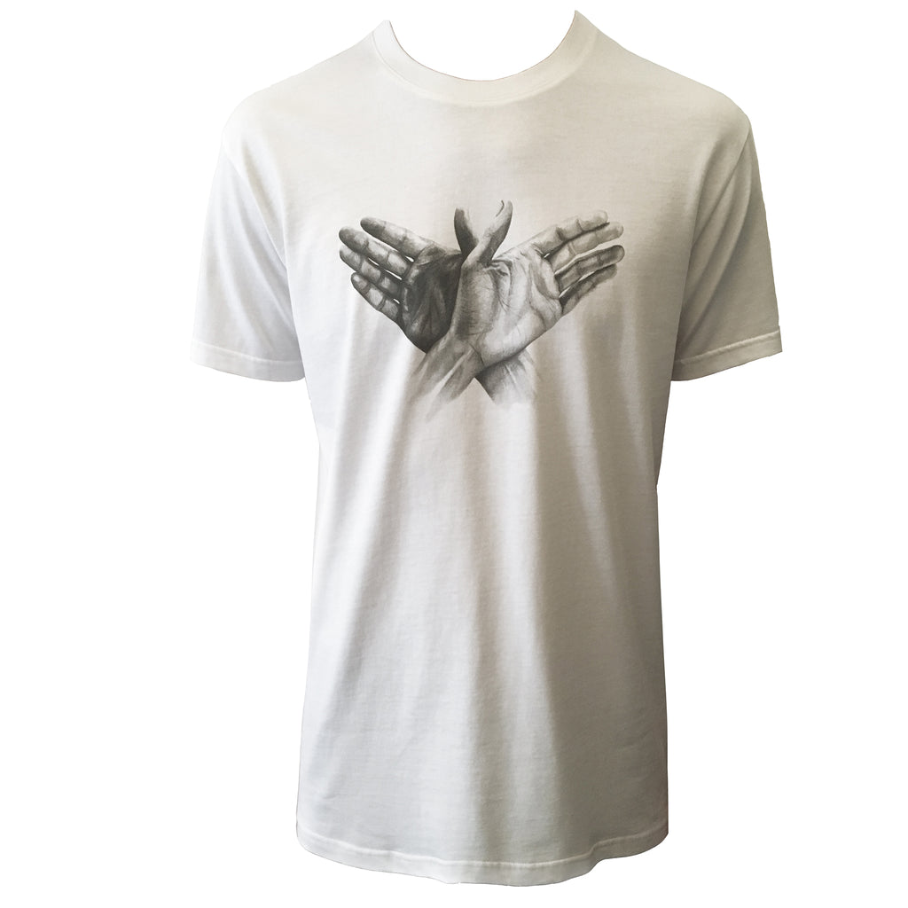 Mens T-shirt - Dove Hands