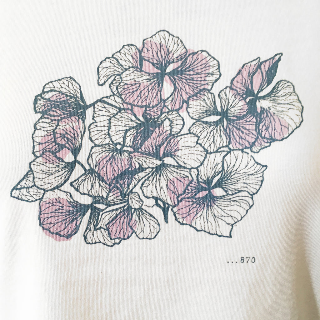 Womens Classic T Dress - Hydrangea