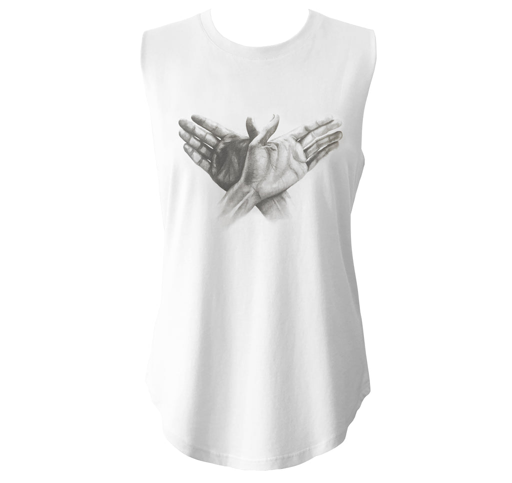 Womens Cut off - Dove Shadow